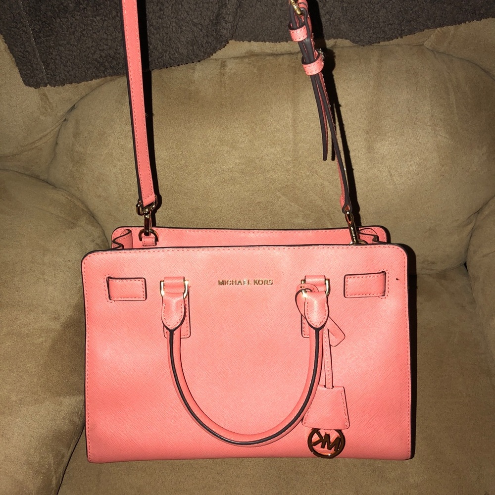 MK handbag with over should strap